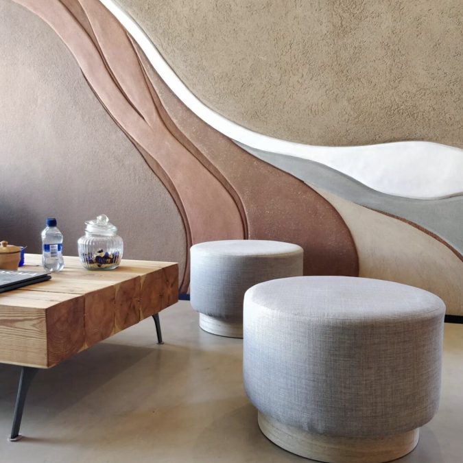 Interior design con Tadelakt