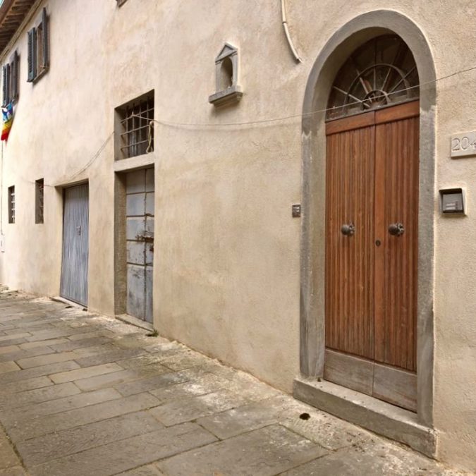 Restauro con intonaco a Coccciopesto